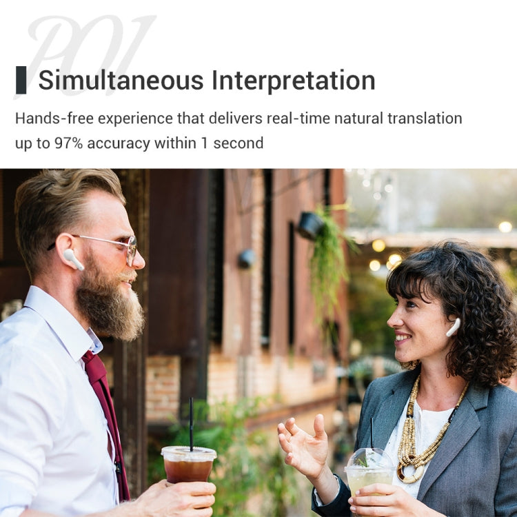 M6 Multi-country Mutual Translation Smart Bluetooth Translation Earphone Supports 127 Languages