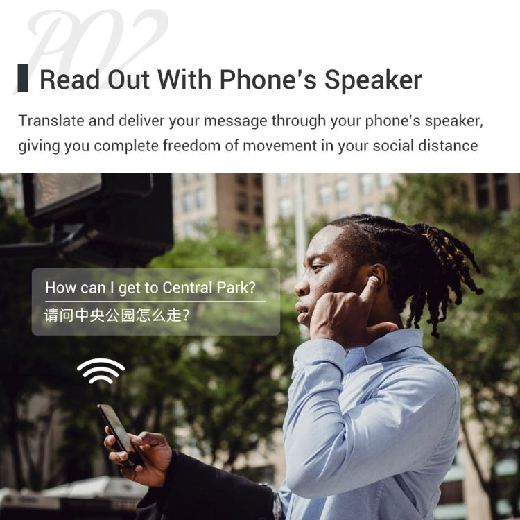 M6 Multi-country Mutual Translation Smart Bluetooth Translation Earphone Supports 127 Languages