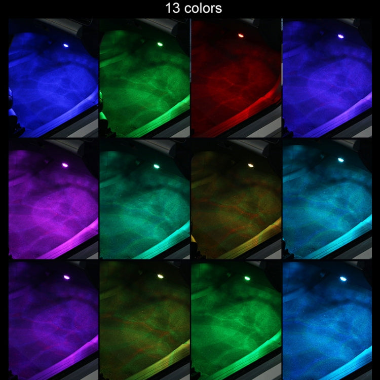 Car Modification Wireless Colorful Remote Control Atmosphere Light