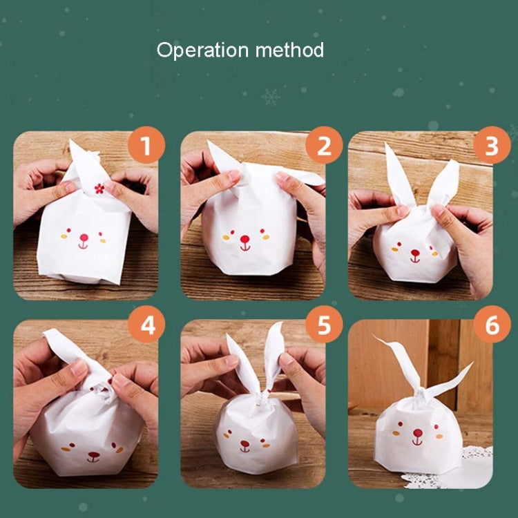 1bag Candy Packaging Bags Baking Biscuit Gift Bags