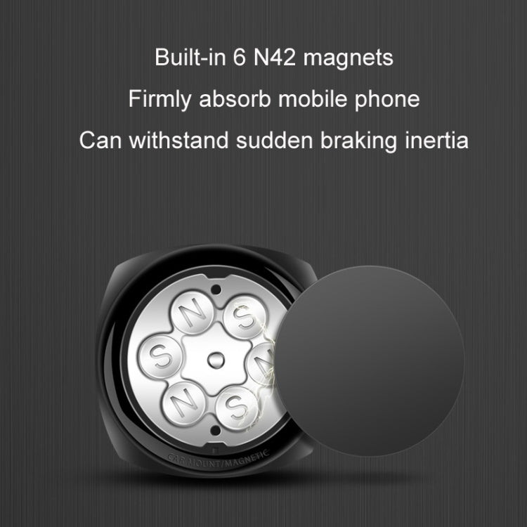 Car Telescopic Suction Cup Rubber Bottom Strong Magnetic Mobile Phone Holder