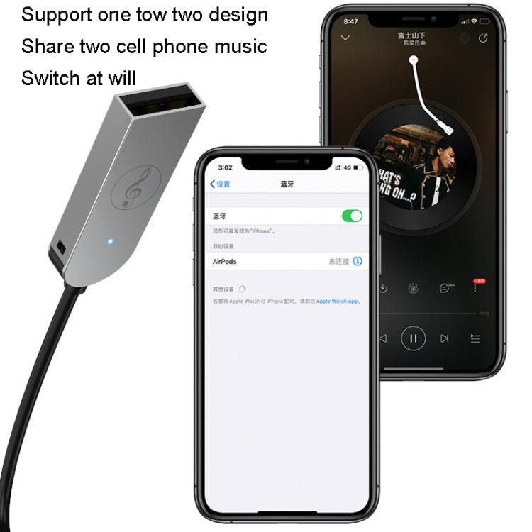 AUX Car Bluetooth Receiver Adapter 3.5mm Audio Receiver