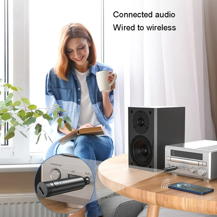 M416 Car Bluetooth Receiver Player Audio Receiver Adapter AUX Converter