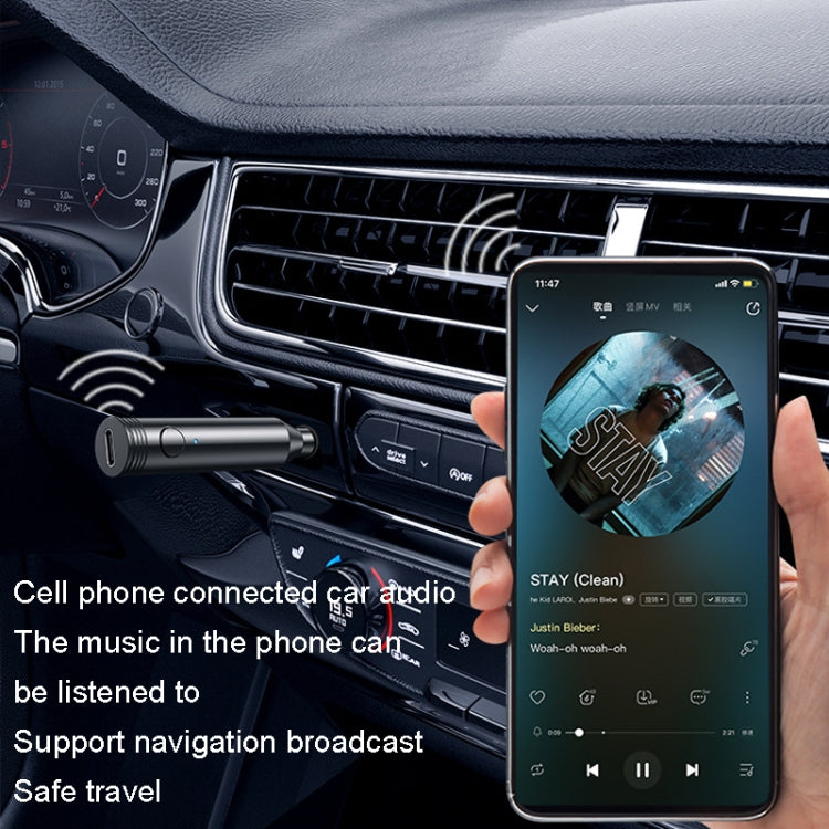 M416 Car Bluetooth Receiver Player Audio Receiver Adapter AUX Converter