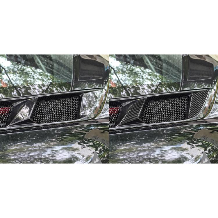 For Chevrolet Corvette C8 6pcs /Set Engine Side Air Vent Stickers