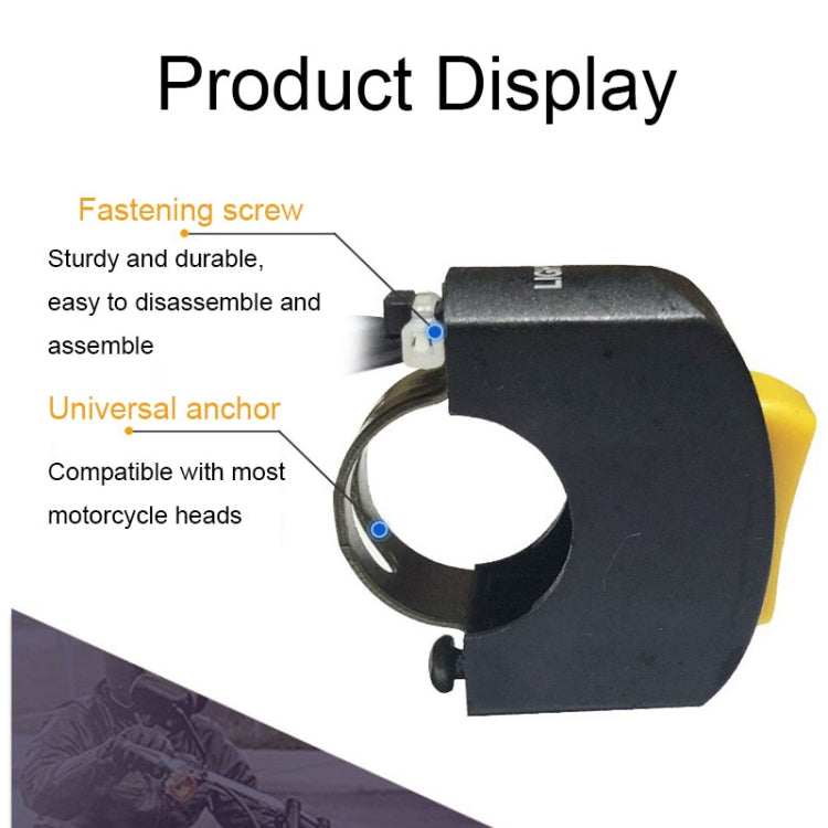 TF-1796 Electric Motorcycle Retrofit Accessories Double Flash Warning Light Switch