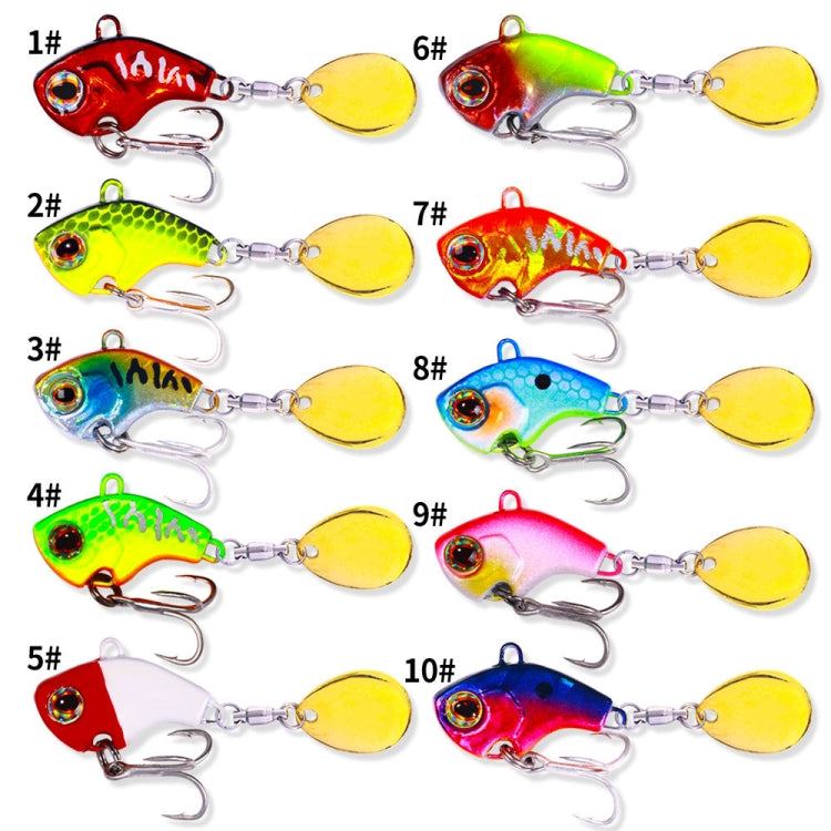 HENGJIA VIB035 Small Whirlwind Sequins Fake Bait Sinking Water VIB Lure