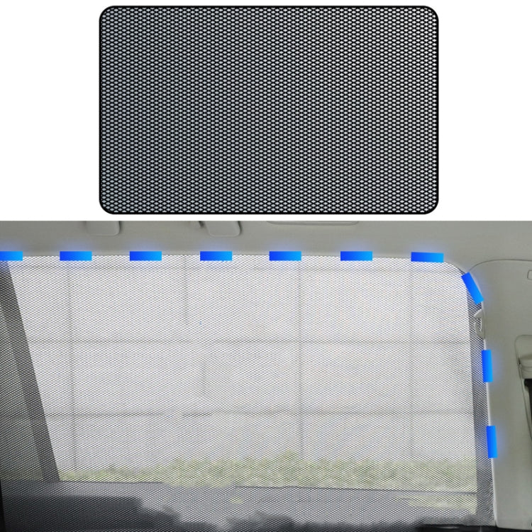 Car Sunshade Magnetic Iron Reflective Mesh Gauze Sunscreen Heat Insulation Sunshade Baffle