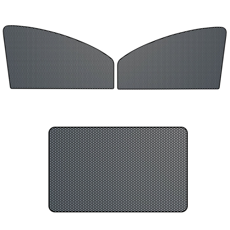 Car Sunshade Magnetic Iron Reflective Mesh Gauze Sunscreen Heat Insulation Sunshade Baffle