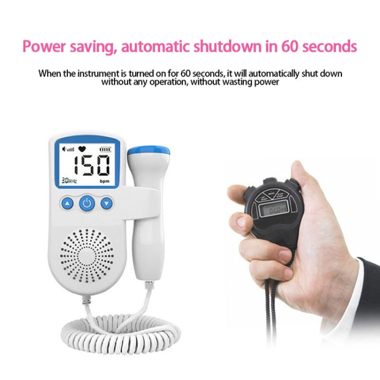 B3 Home Doppler Ultrasound Handheld Fetal Heart Pregnant Women Fetal Heart Monitor