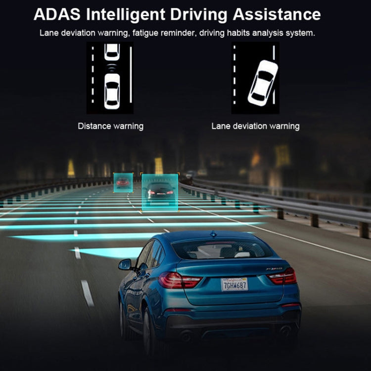 L601 HD Night Vision Electronics Dog Reversing Image Driving Recorder, Style: