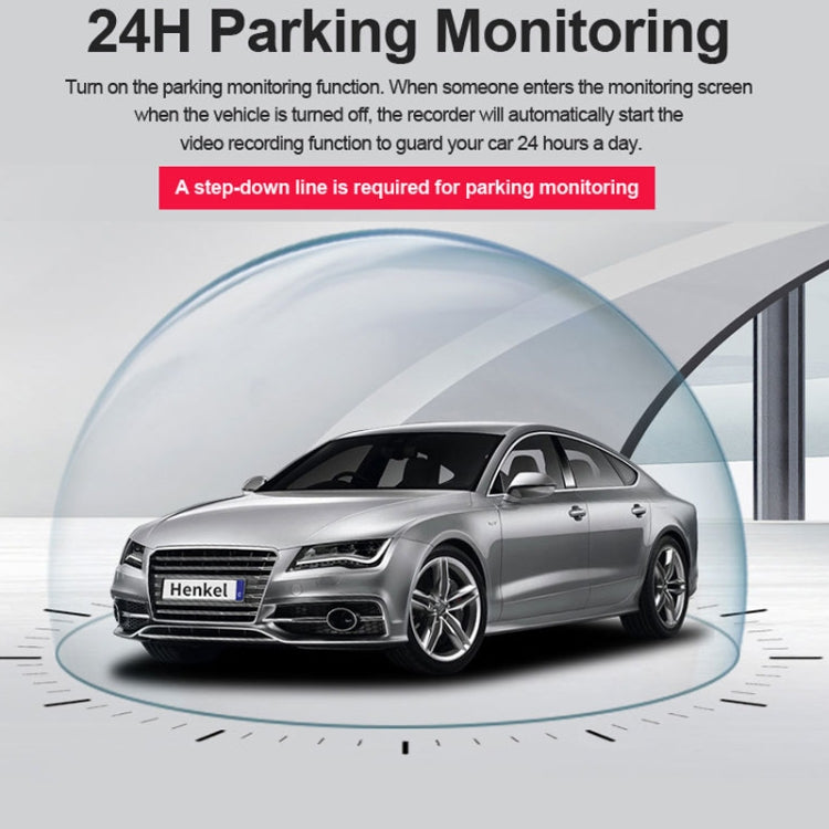 L601 HD Night Vision Electronics Dog Reversing Image Driving Recorder, Style: