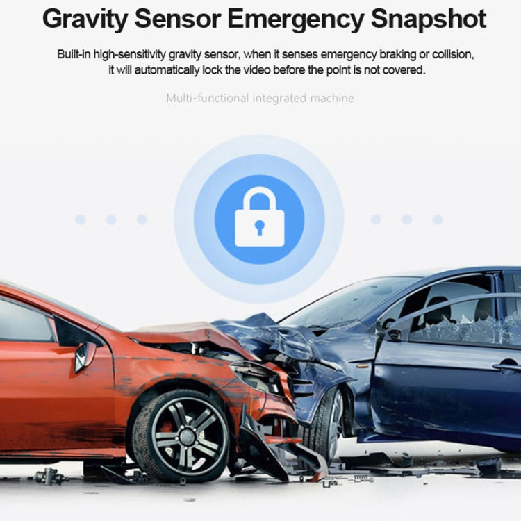 L601 HD Night Vision Electronics Dog Reversing Image Driving Recorder, Style: