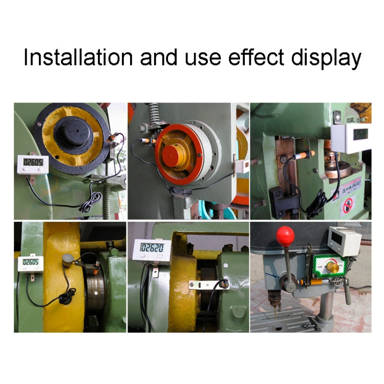 5 Display Electronic Digital Counter Industrial Magnetic Sensor Switch Punch Counter ,Spec: