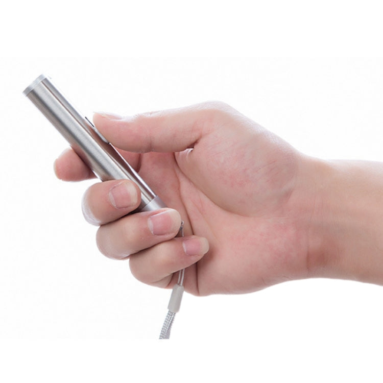 3 in 1 USB Rechargeable Flashlight Infrared Laser Pen Currency Detector Lamp