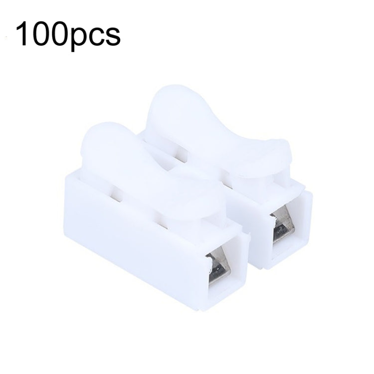 100pcs Self-Locking Push Type Ceiling Light Quick Terminal Block