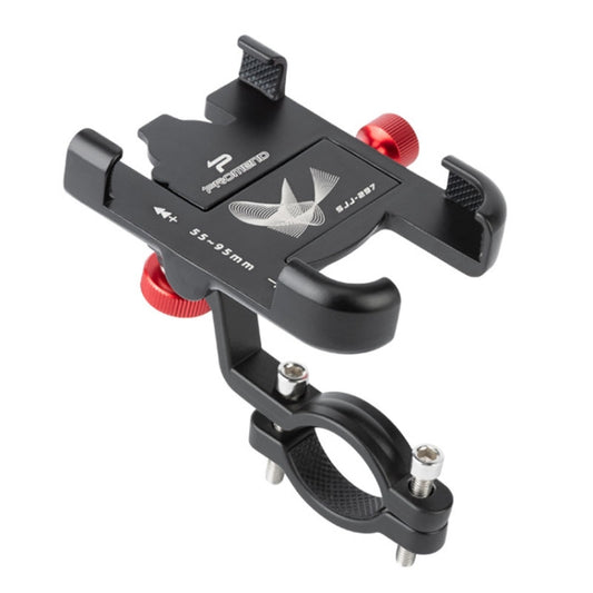 PROMEND SJJ-297 Aluminum Alloy Rotation Adjustable Bicycle Mobile Phone Bracket