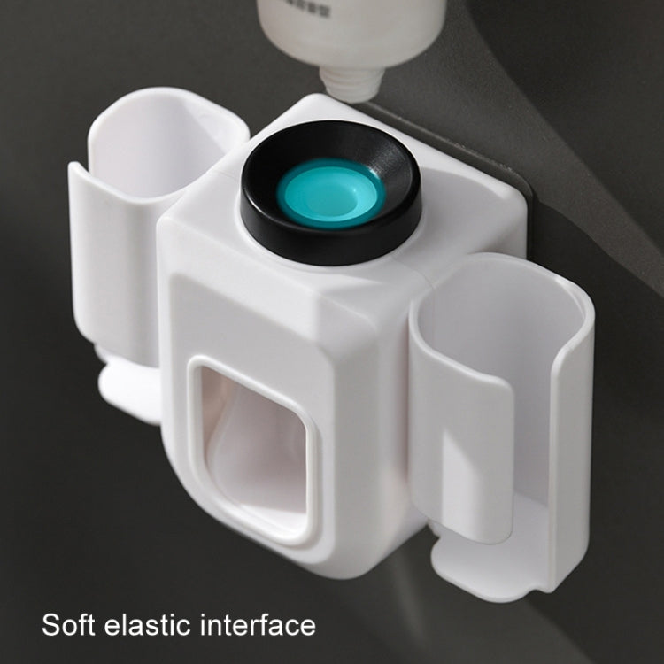 Electric Toothbrush Holder Automatic Toothpaste Squeezer Bathroom Wall Mounted Toothpaste Holder