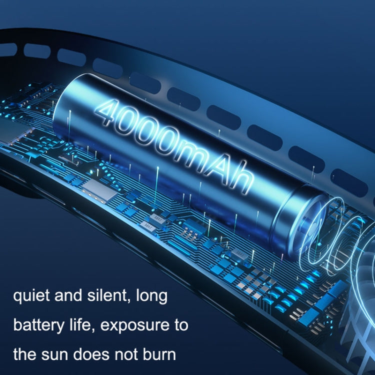 F63 Semiconductor Cooling Hanging Neck Fan USB Silent Outdoor Mini Fan