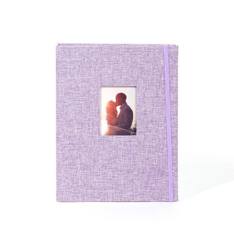 3-inch 208 Pockets Cotton Linen Photo Album Photocard Holder