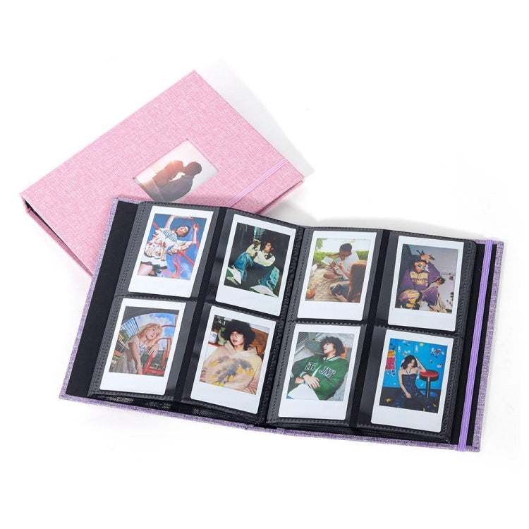 3-inch 208 Pockets Cotton Linen Photo Album Photocard Holder