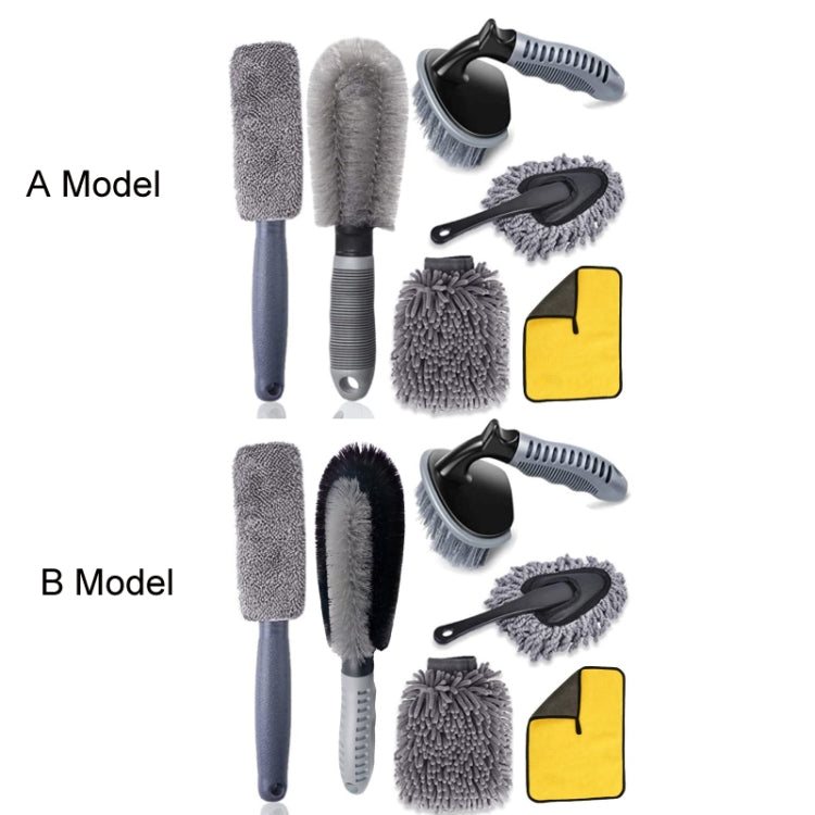 6pcs/Set Gloves Dusting Tire Brush Car Cleaning Brush Set