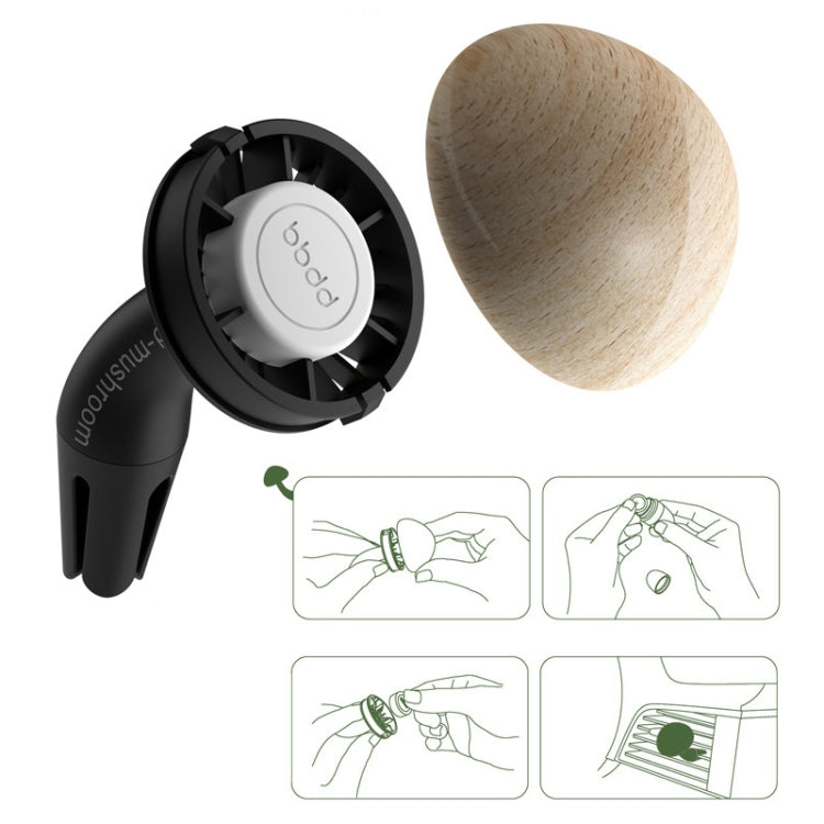 bbdd Mushroom Car Air Vent Aromatherapy Ornament
