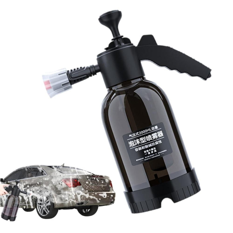 2L Foam Sprayer Pressure Spray Bottle for Car Washing Plants Watering Fertilizing
