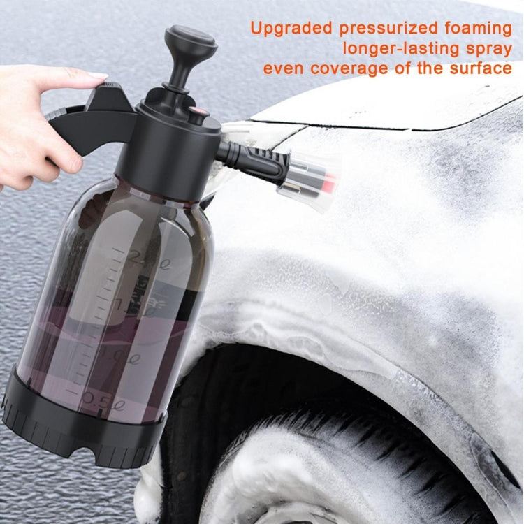 2L Foam Sprayer Pressure Spray Bottle for Car Washing Plants Watering Fertilizing