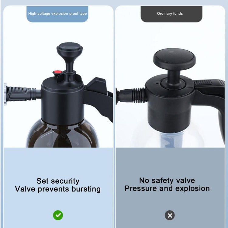 2L Foam Sprayer Pressure Spray Bottle for Car Washing Plants Watering Fertilizing