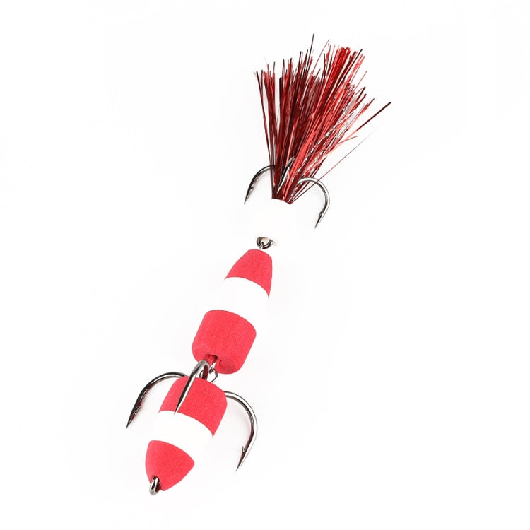 W.P.E PMG-M Foam Hook Soft Worm Bait Three Anchor Hook Fake Lures