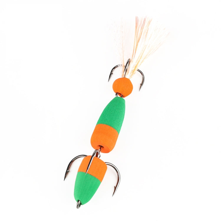 W.P.E PMG-M Foam Hook Soft Worm Bait Three Anchor Hook Fake Lures