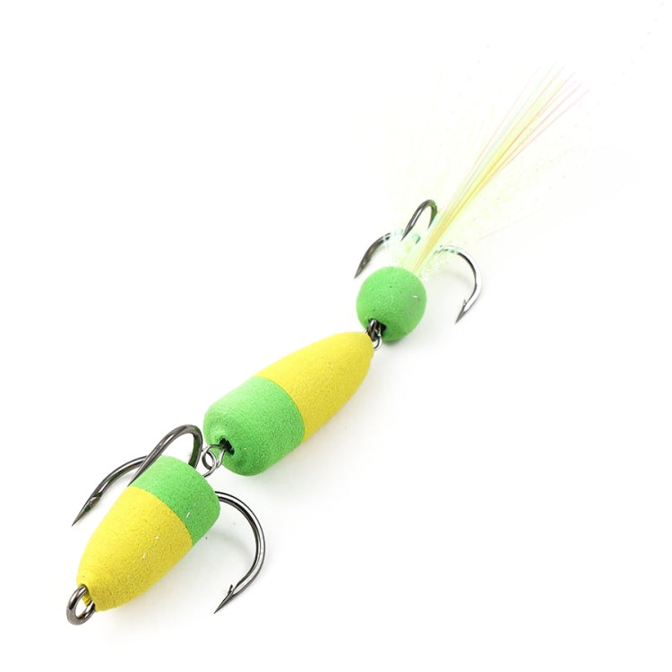 W.P.E PMG-M Foam Hook Soft Worm Bait Three Anchor Hook Fake Lures