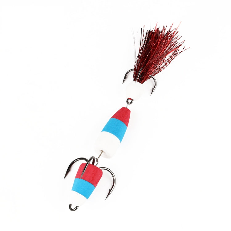 W.P.E PMG-M Foam Hook Soft Worm Bait Three Anchor Hook Fake Lures