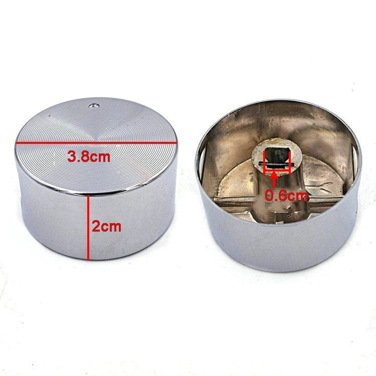 2pcs 6mm Gas Stove Knobs Universal Cooker Oven Hob Control Switch