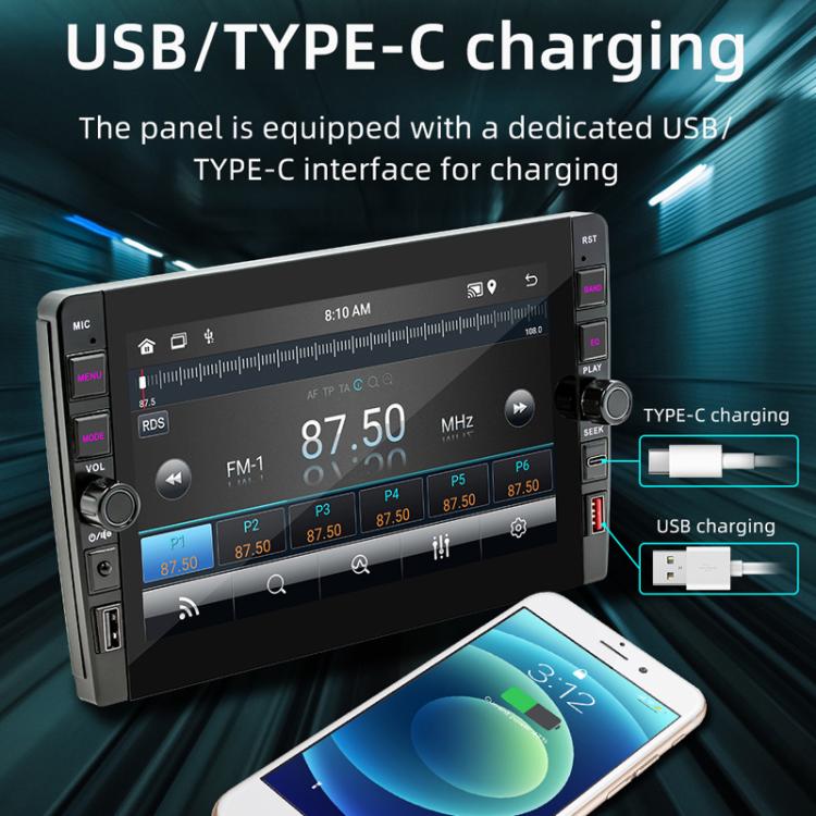 8 inch Bluetooth FM Radio Car MP5 Android Navigation Machine