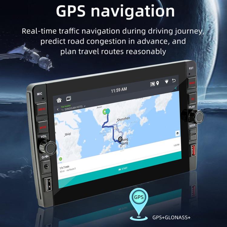 8 inch Bluetooth FM Radio Car MP5 Android Navigation Machine
