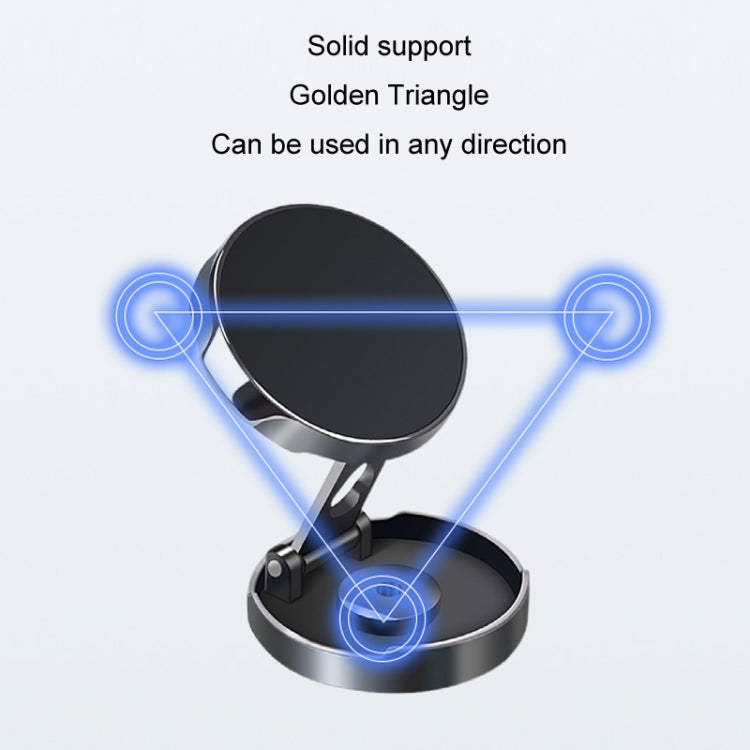 Multi-Angle Positioning Car Folding Circular Car Magnetic Suction Bracket