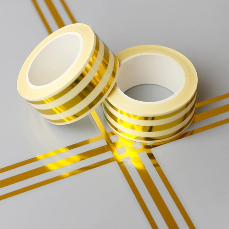2.5cm x 5m  Golden Tile Gap Tape Waterproof PVC Self Adhesive Sticker