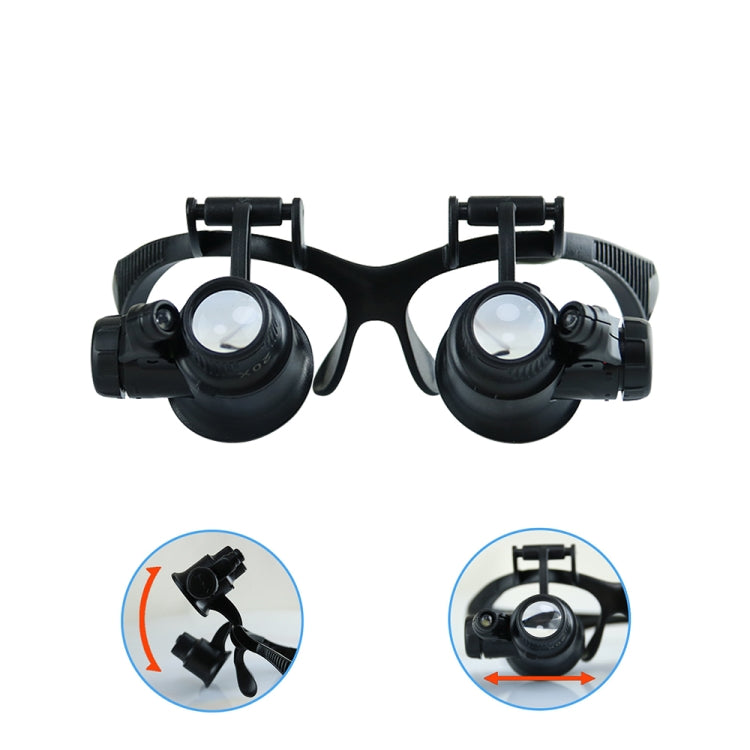 9892G1 Binocular Glass Type Maintenance Magnifyier with LED Light
