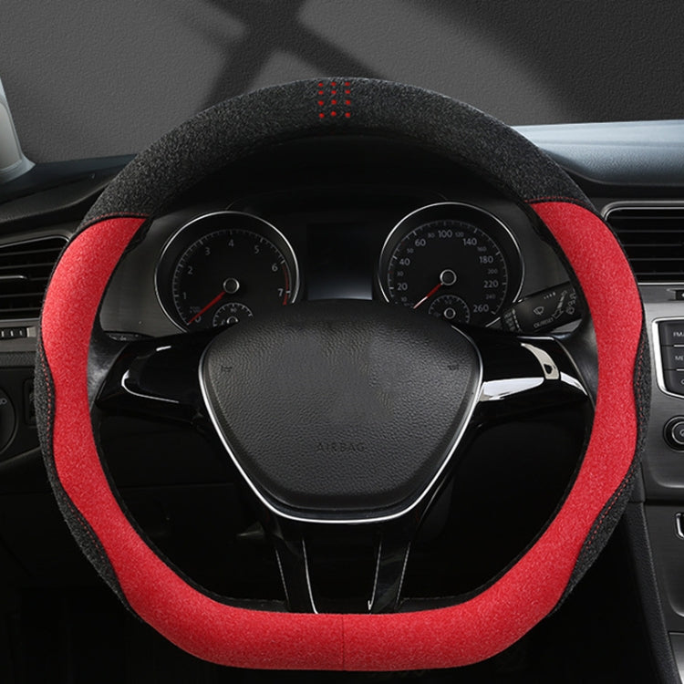 Turned Fur D Type Steering Wheel Cover
