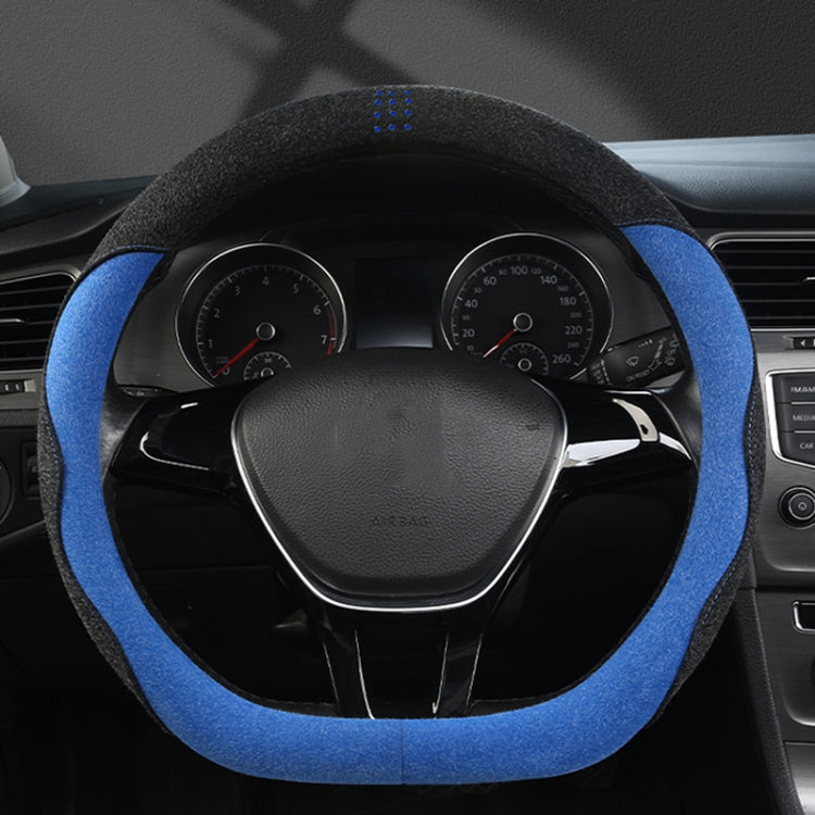 Turned Fur D Type Steering Wheel Cover
