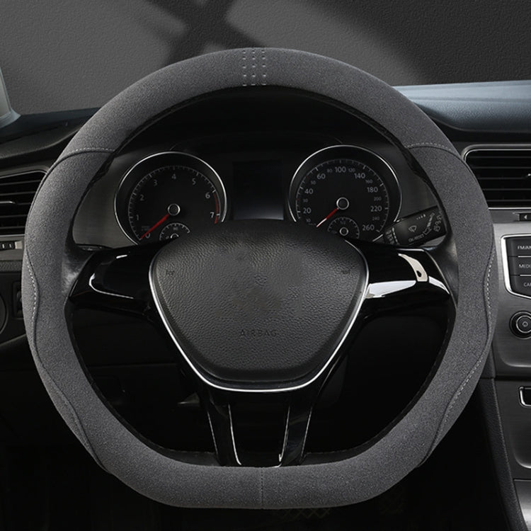 Turned Fur D Type Steering Wheel Cover