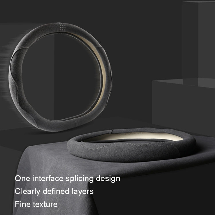 Turned Fur D Type Steering Wheel Cover