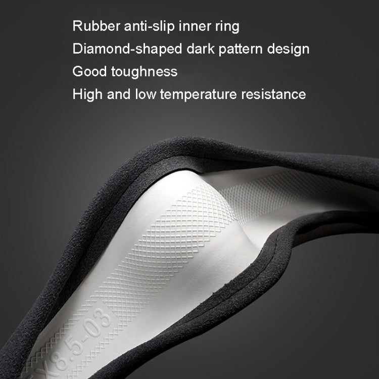 Turned Fur D Type Steering Wheel Cover