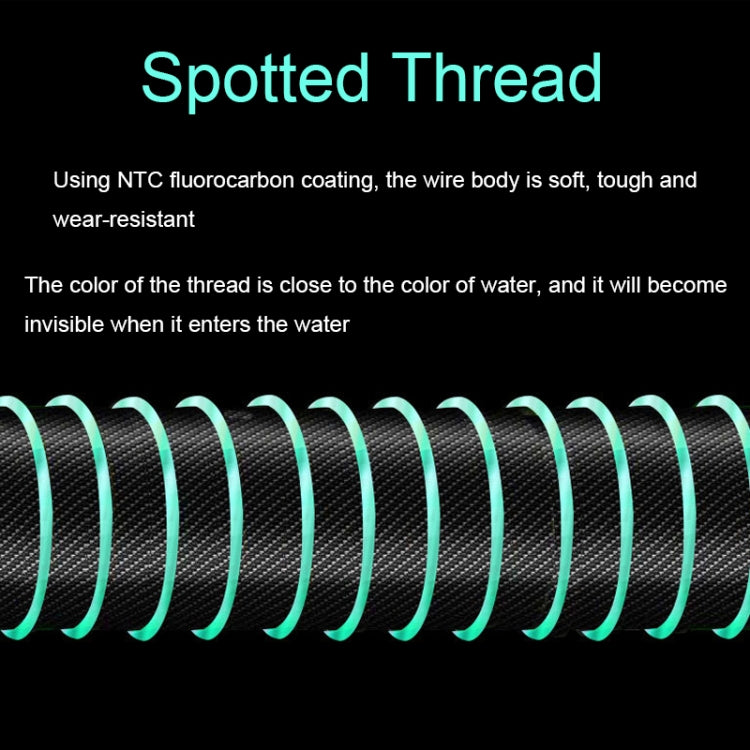 2pcs Outdoor Fishing Anti-tangle Spotted Invisible Line Set with Scale