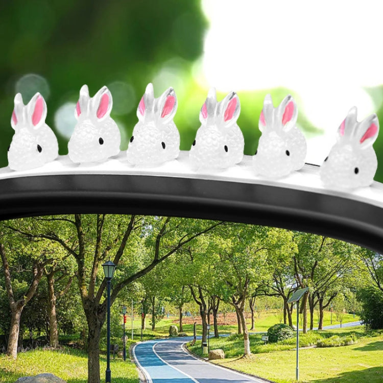 20pcs Car Luminous Rabbit Ornament Car Interior Decoration Supplies