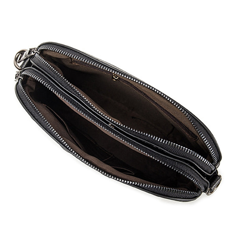 XY1101 Multifunctional Double Layer Ladies Woven Handbag Phone Single-shoulder Bag