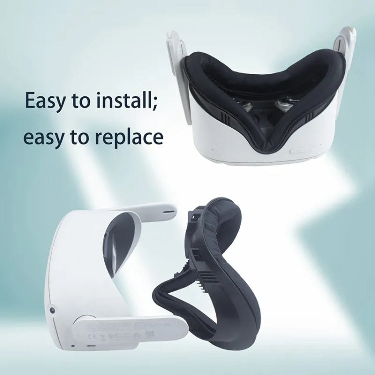 For Meta Quest 2 VR Headset Anti-sweat Eye Mask VR Facial Interface Bracket Cover