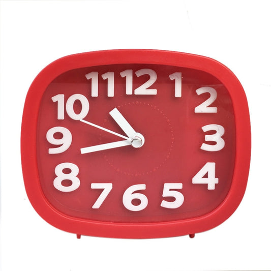 Square Candy Color Stereo Digital Silent Alarm Clock Children Student Alarm Clock